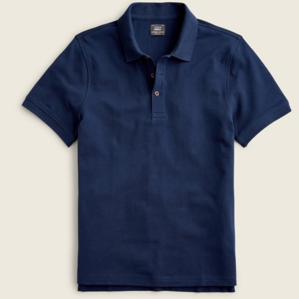 New J. Crew Navy Blue Polo Shirt